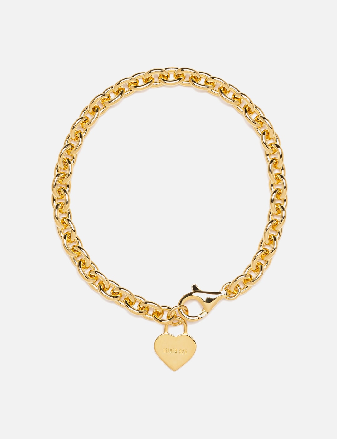 Heart Silver Bracelet view 6