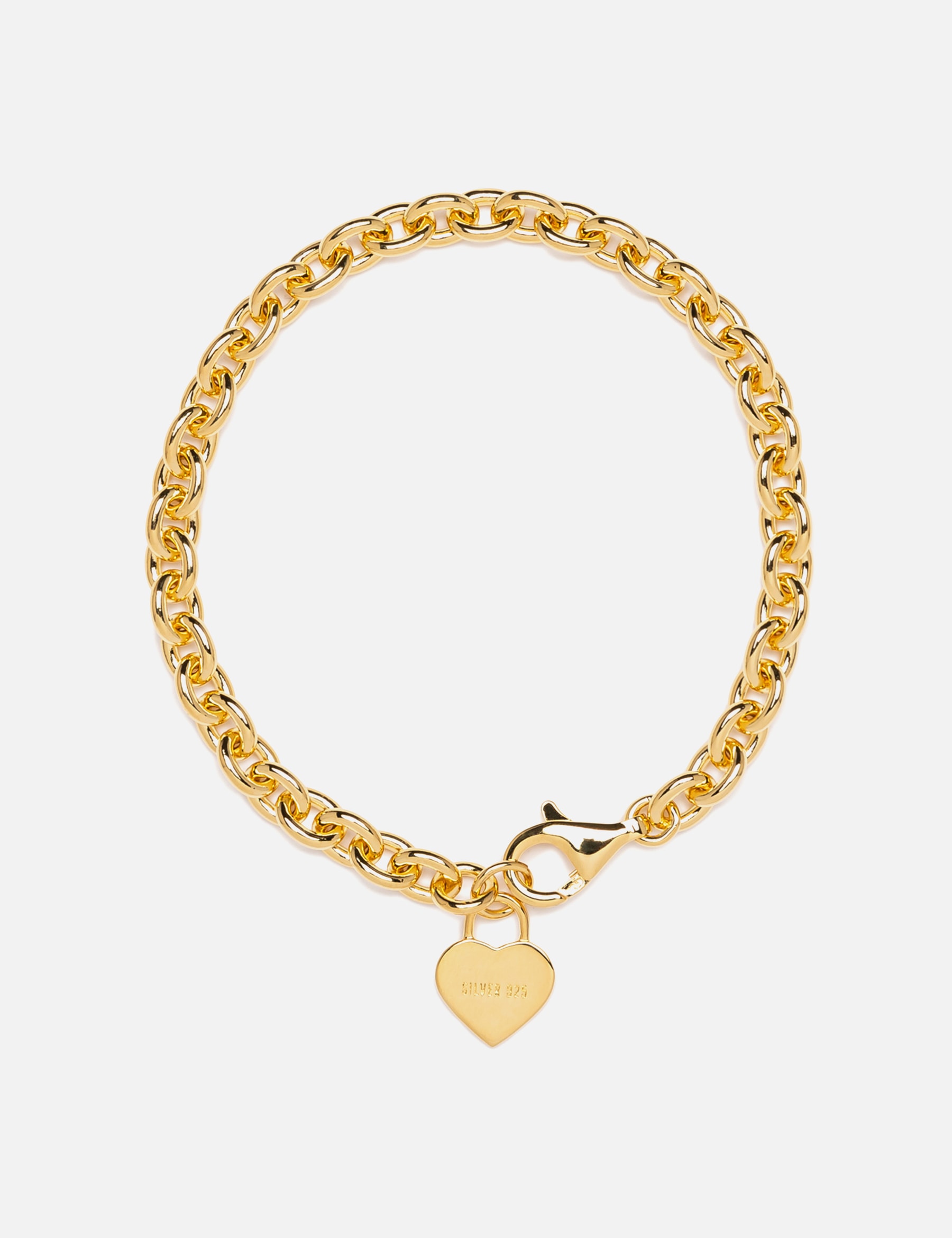 Heart Silver Bracelet view 8