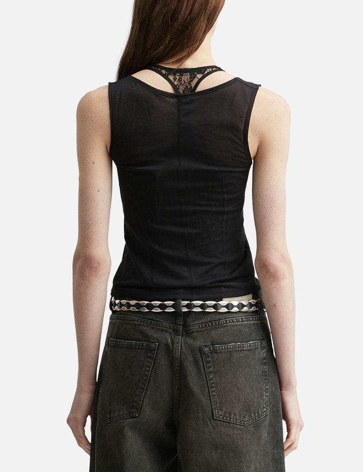 Our Legacy Swim Layered-effect Cotton-blend Tank In Black