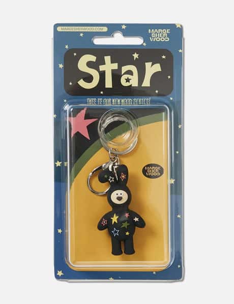 MARGESHERWOOD WOOD_star keyring