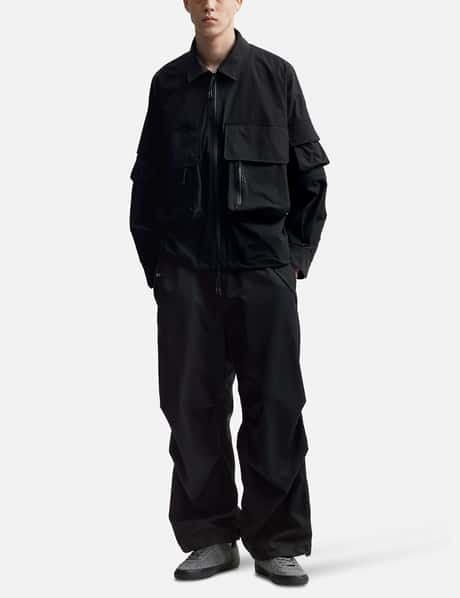 CLESSTE - WOOL GABARDINE CITY OVER PANTS | HBX - ハイプビースト 