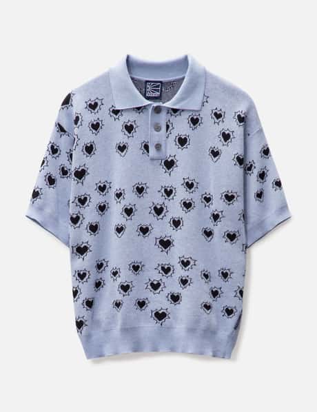 Rassvet Hearts Polo Knit Shirt