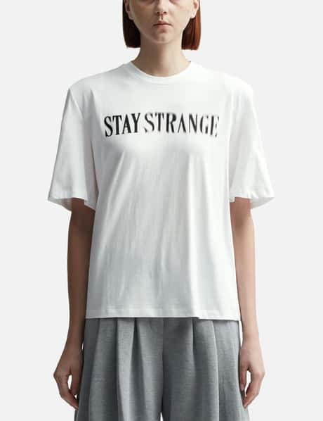 YCH Stay Stranger-printed T-shirt