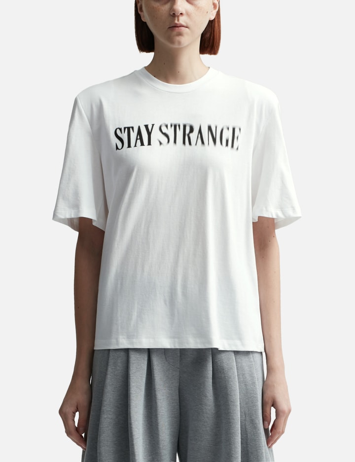 Stay Stranger-printed T-shirt Placeholder Image