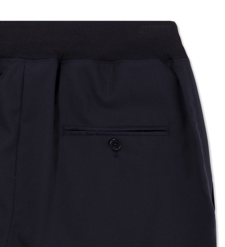 Midnight Tapered Shorts with Knit Waistband Placeholder Image