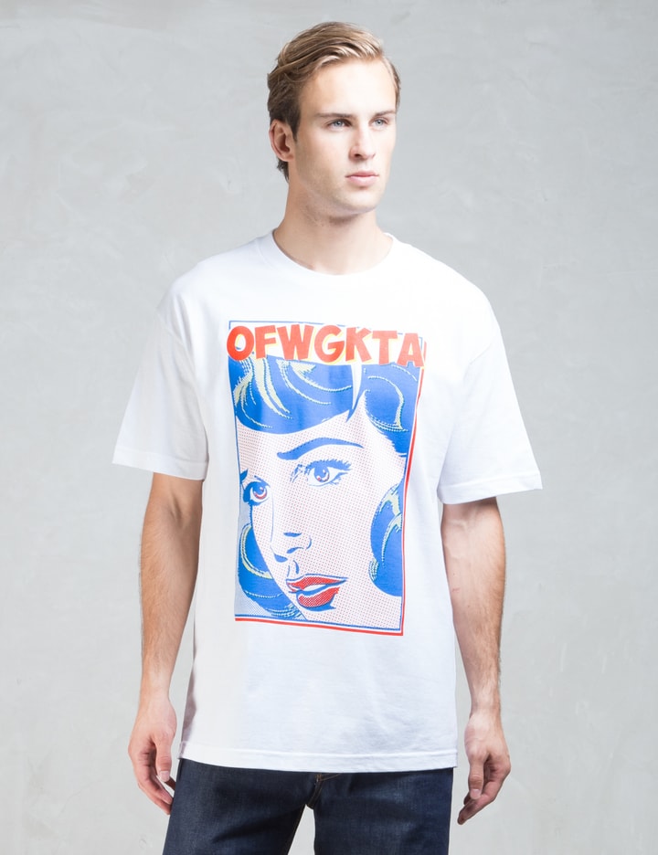 Blue Hair Lady Dot Face S/S T-shirt Placeholder Image