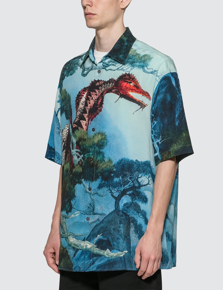 Dragon Garden Silk Shirt Placeholder Image