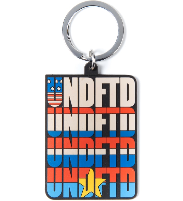 Black Undefeated Flags Keychain Placeholder Image