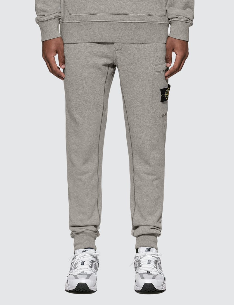 stone island grey sweatpants