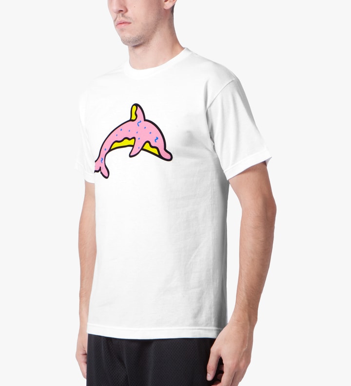 White Dolphin Donut T-Shirt Placeholder Image