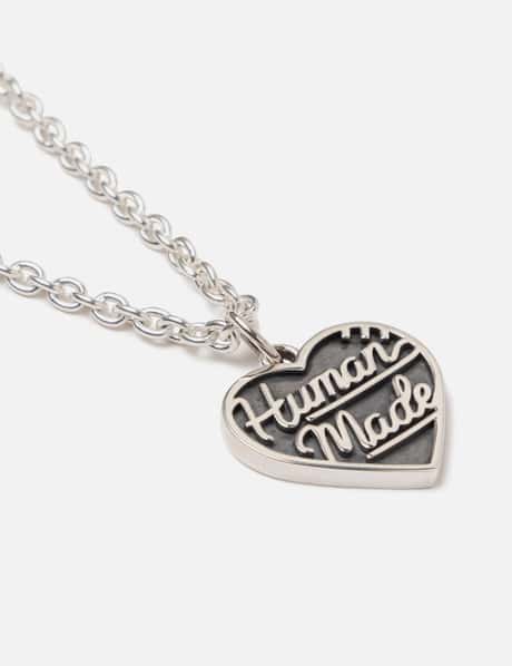 Human Made - HEART SILVER NECKLACE | HBX - Globally Curated  