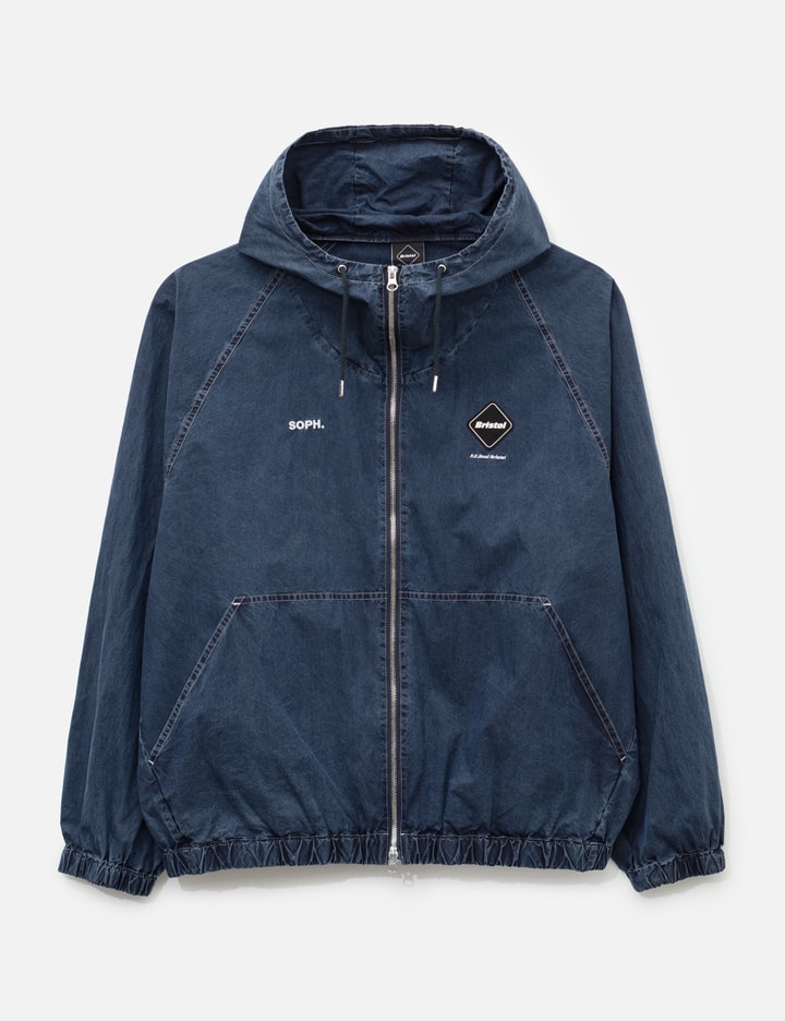 F.C. Real Bristol Washed Crisp Denim Hooded Blouson