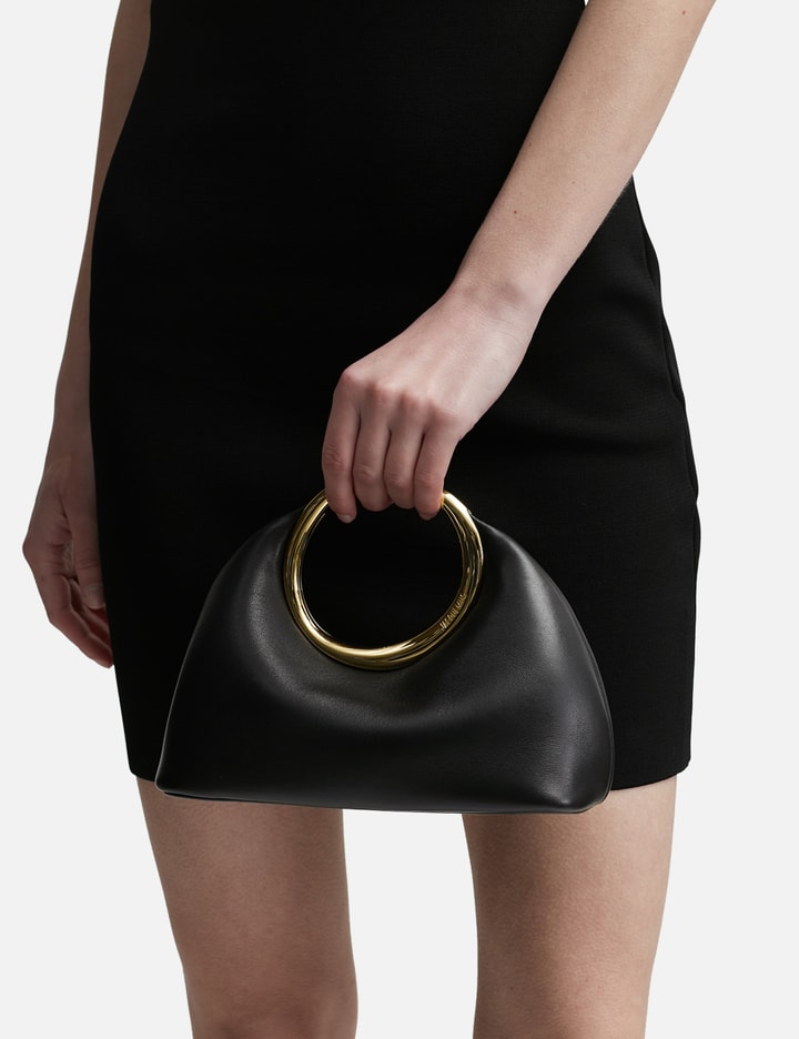 Shop Jacquemus Le Petit Calino Ring Hand Bag In Black