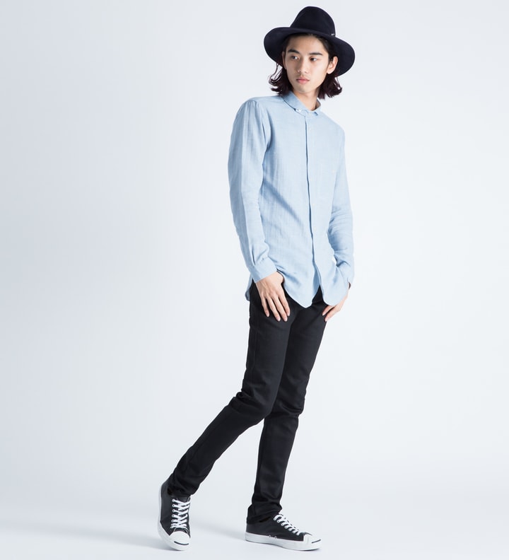 Light Indigo Roy Hidden Pocket Shirt Placeholder Image