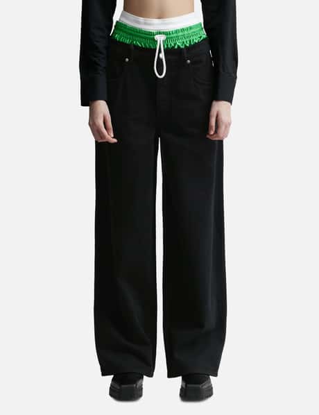 T By Alexander Wang Pre Styled Tri-layer 5 Pocket Jean