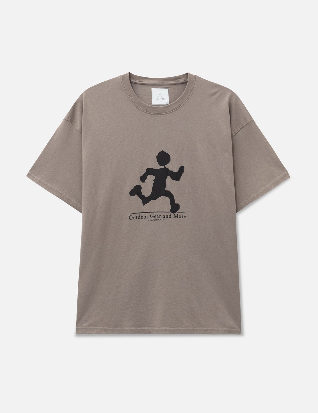 Roa Gear Shadow T-shirt In Brown/褐色/브라운/ブラウン
