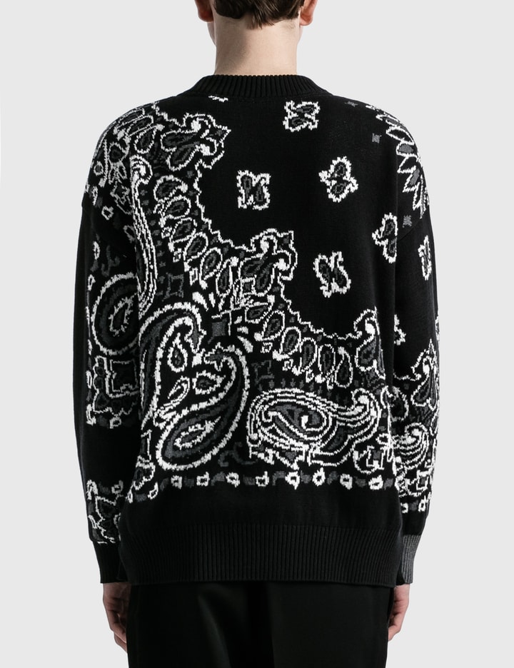 Sacai - バンダナニット プルオーバー | HBX - ハイプビースト  