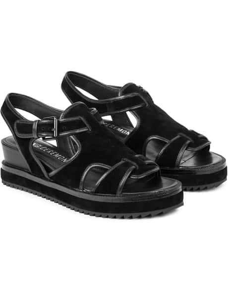 Opening Ceremony Tati Suede Cut-out Sandals HBX - Main Image