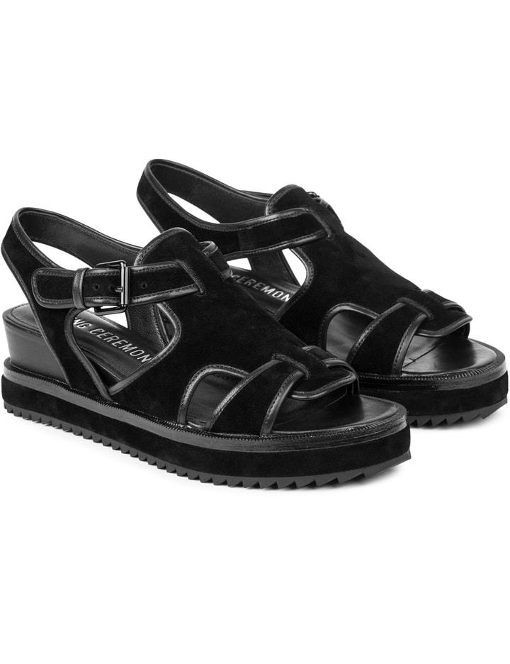 Tati Suede Cut-out Sandals Placeholder Image