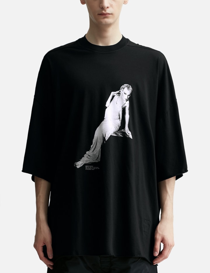 Shop Rick Owens Drkshdw Lido Tommy T-shirt In Black