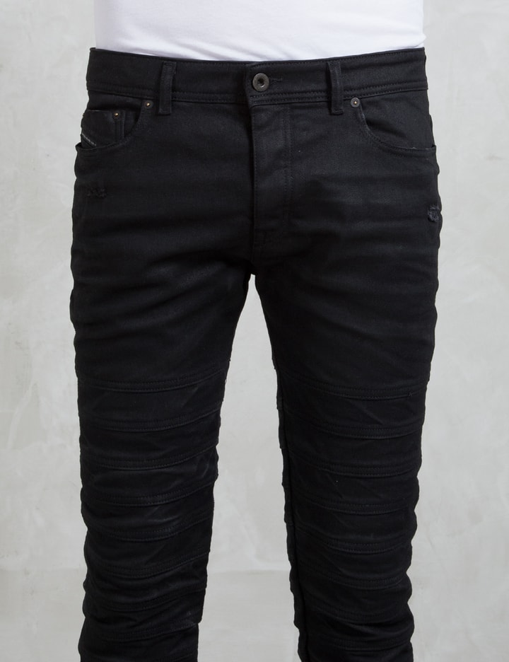 Type-268 Rigid Black Japanese Denim 5 Pockets Jeans Placeholder Image