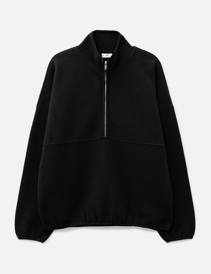 YOKE Boiled Wool Knit Pullover