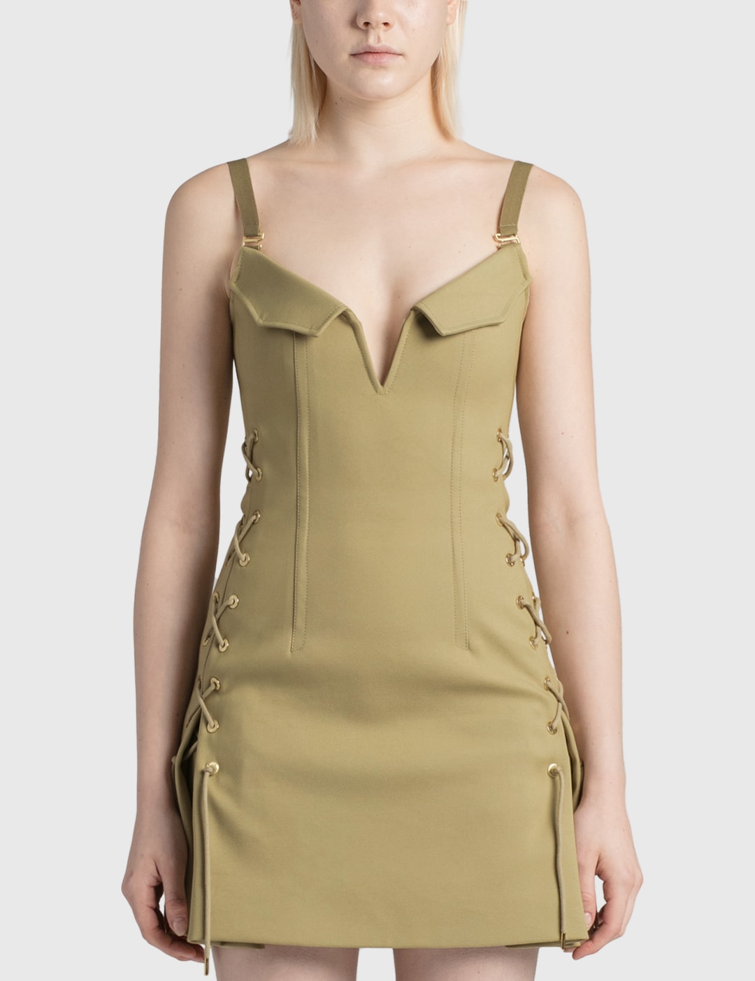 Dion Lee - Laced Bonded Mini Dress | HBX Dion Lee - Laced Bonded Mini Dress | HBX