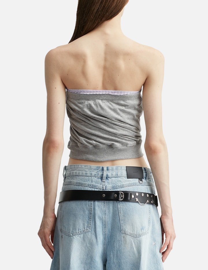 LCDC Draped Lace Tube Top
