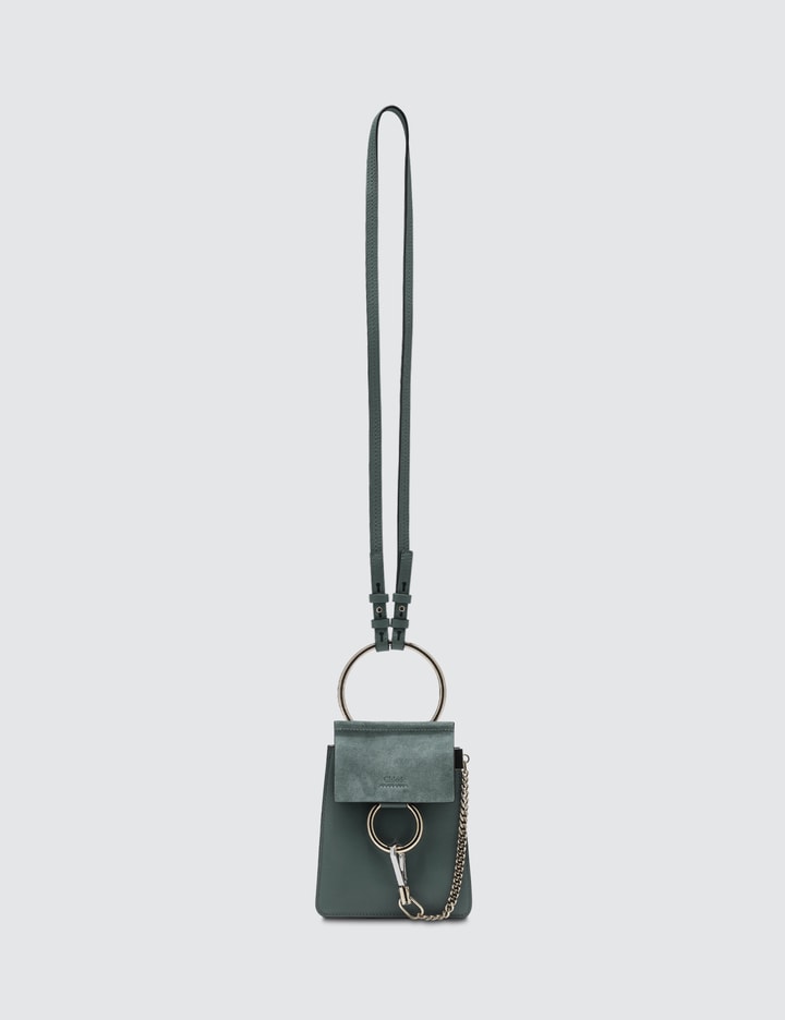 Faye Mini Suede-panel Leather Cross-body Bag Placeholder Image