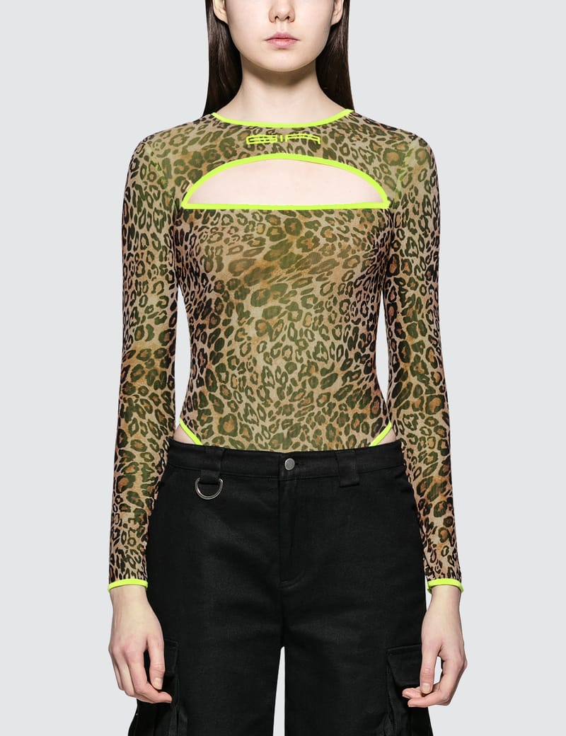 i am gia leopard bodysuit