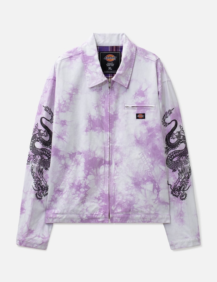 Dickies Clot Tiedye Embroidery Zip Up