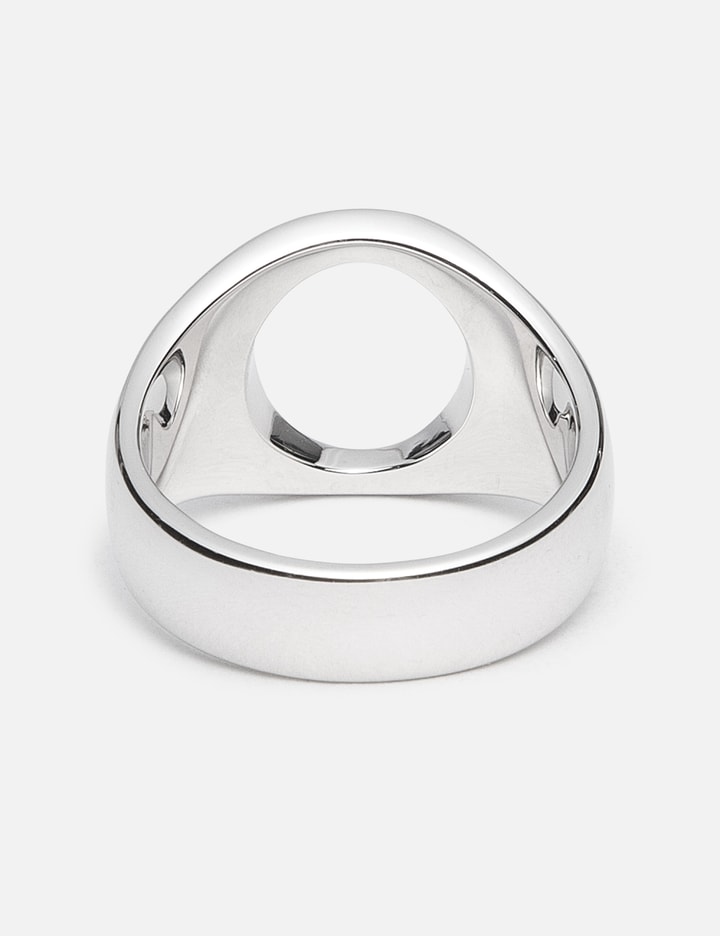 Shop Tom Wood Oval Open Ring In Silver