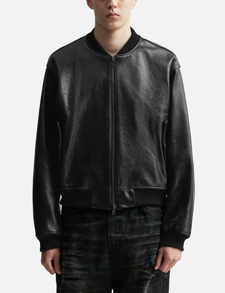 Hommage Embraced 'The Fireworks' Lamb Leather Blouson Placeholder Image