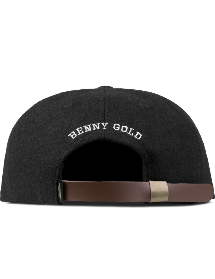 Black Wool Classic Plane 6 Panel Polo Cap Placeholder Image