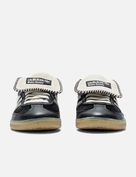adidas gazelle silver green womens Wales Bonner Pony Hair Samba — Core Black / Chalk White – La Garçonne main image 1