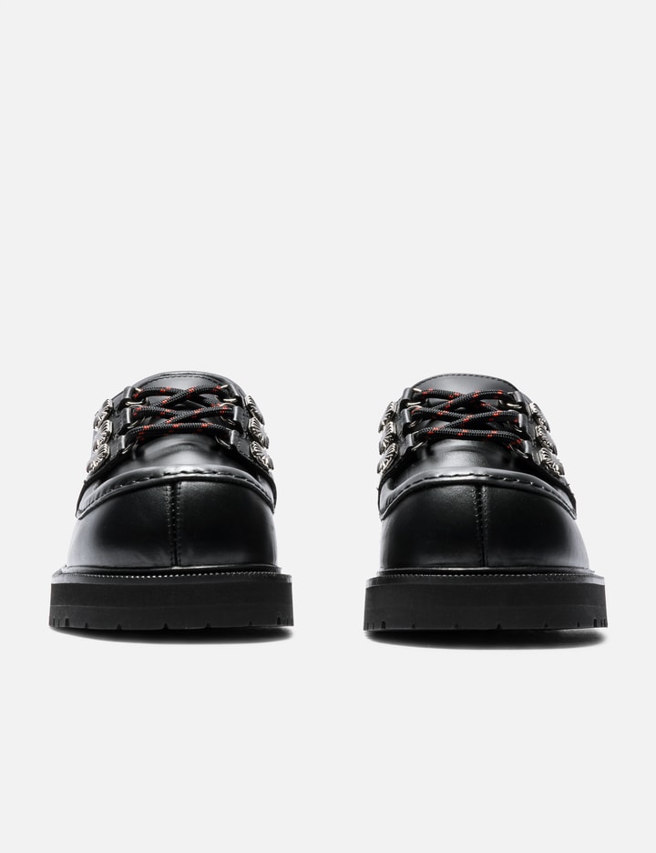 Black Leather Lace Up Shoes