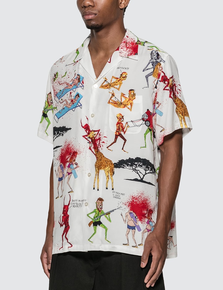 Wacko Maria x Neck Face S/S Hawaiian Shirt Placeholder Image