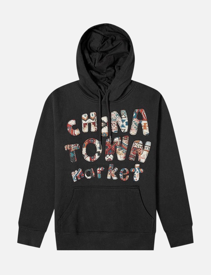 Chinatown Market Patchwork Hoodie in Black Placeholder Image