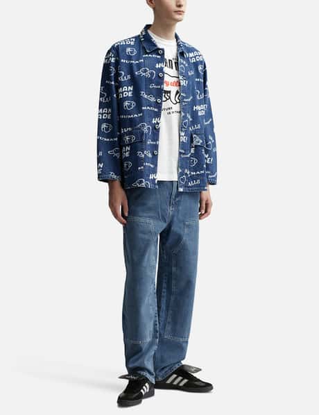 Human Made - Printed Denim Coverall Jacket | HBX - Globally 
