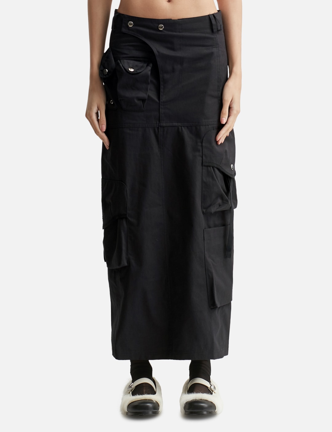 Strap Cargo Maxi Skirt view 6