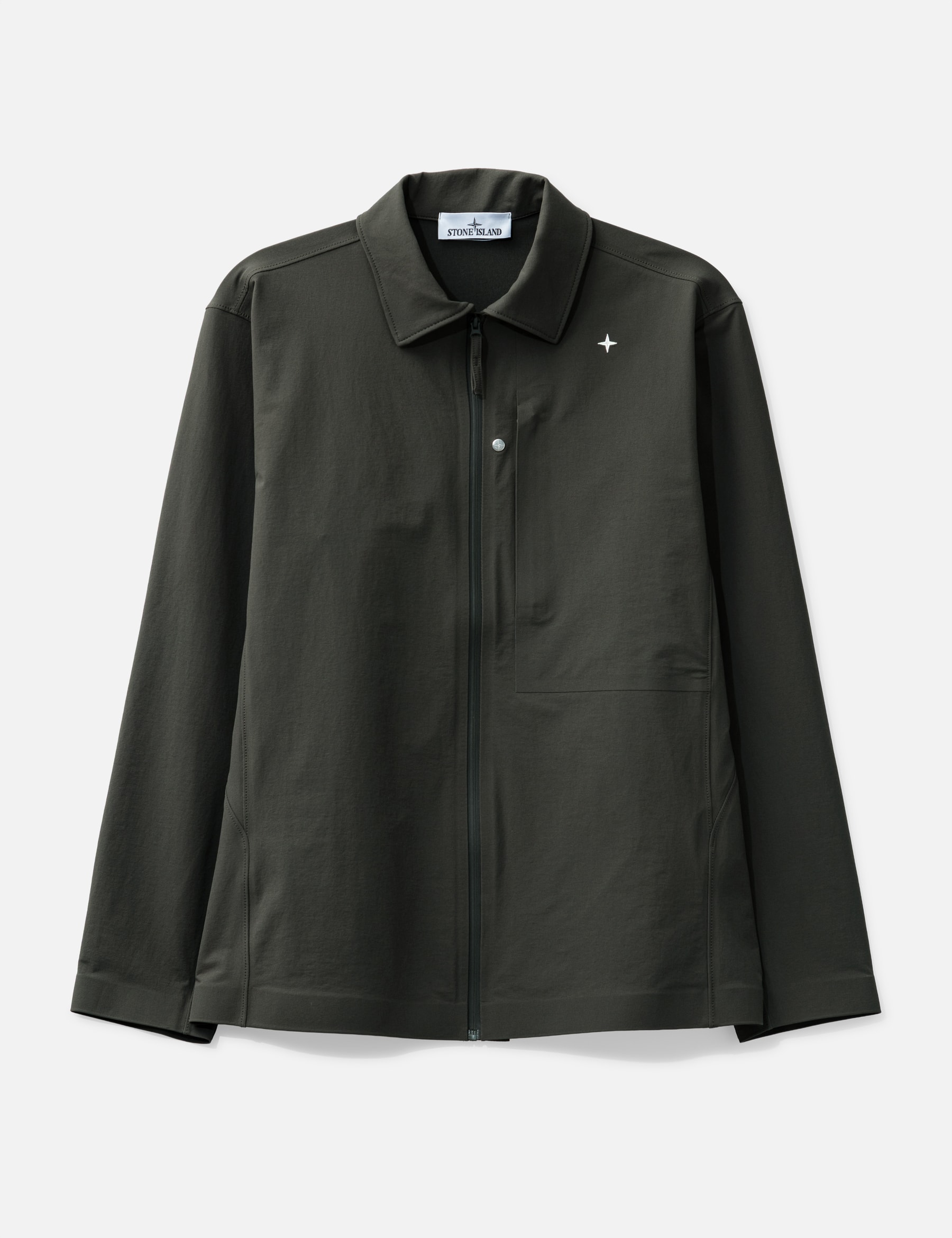 Textured Stretch Nylon Stellina Overshirt view 19