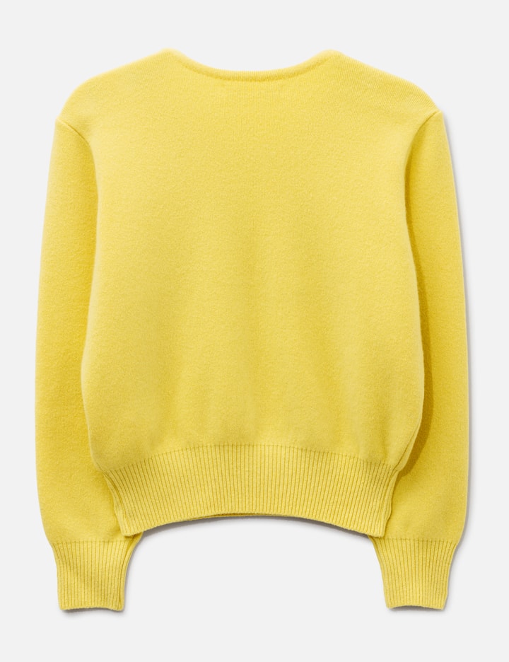 Moondal Basic Round Knit In Lemon