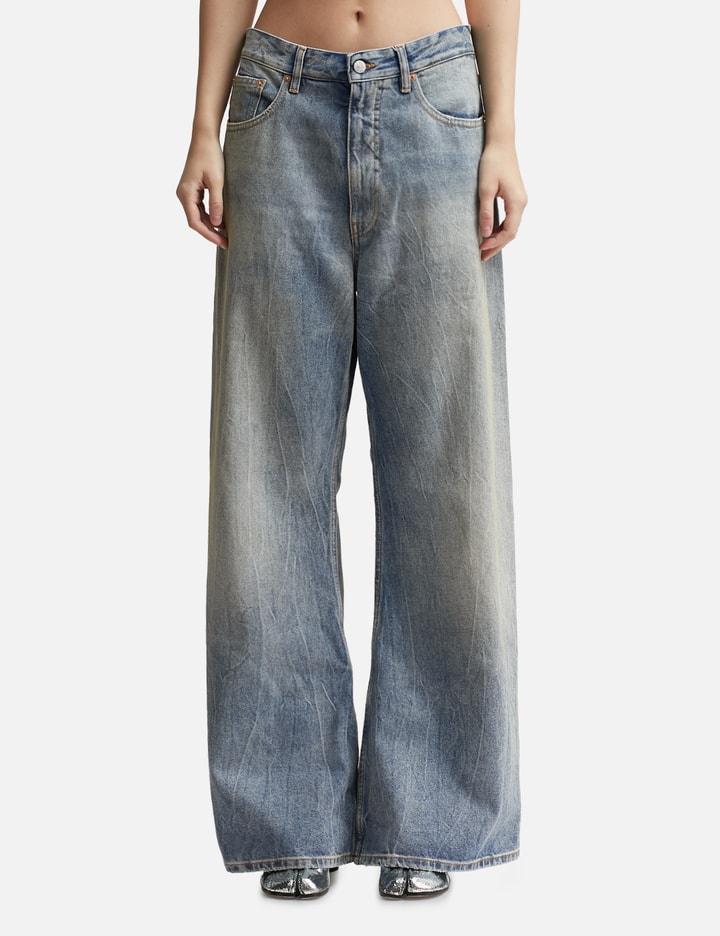 MM6 Maison Margiela - Oversized Wide-Leg Jeans | HBX - Globally