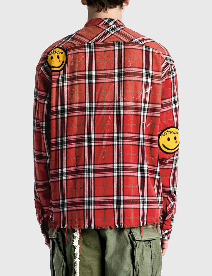 K.O.K Long Sleeve Vintage Flannel Shirt Placeholder Image