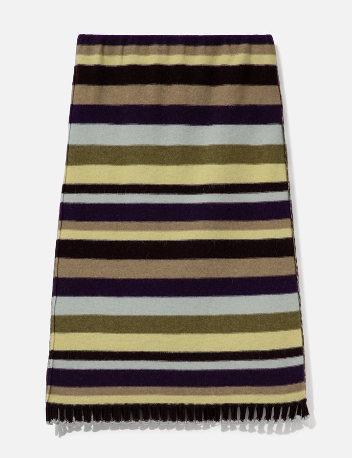 Perverze Mini Fringe Knit Skirt
