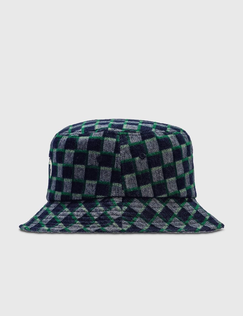 Stussy - Brent Check Wool Bucket Hat 