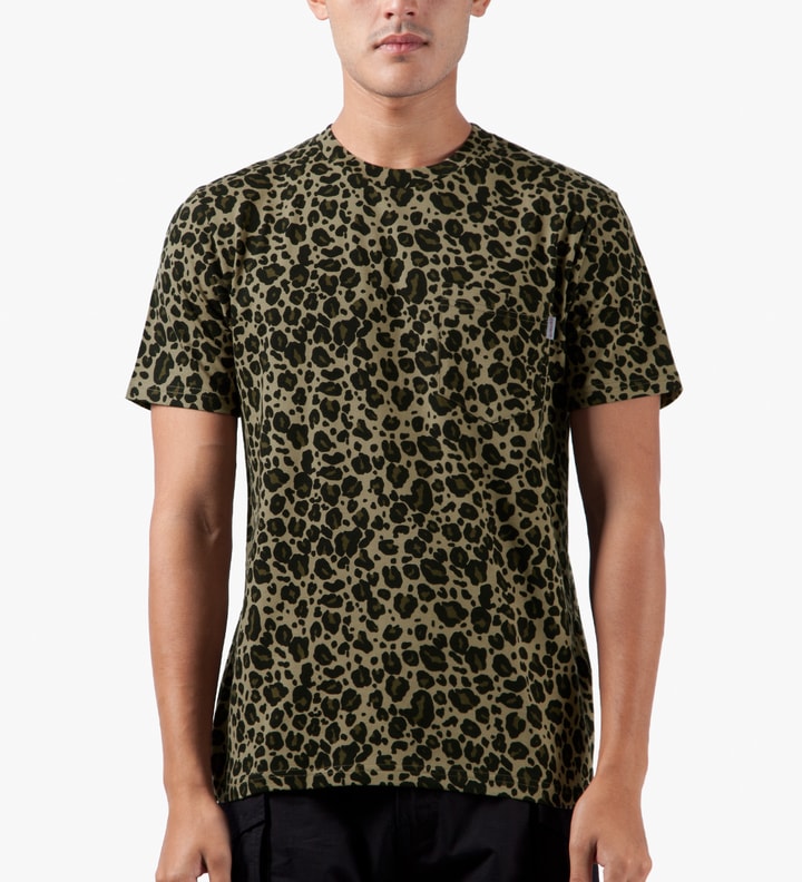 Carhartt Work In Progress Leopard Print S/S Pocket T-Shirt