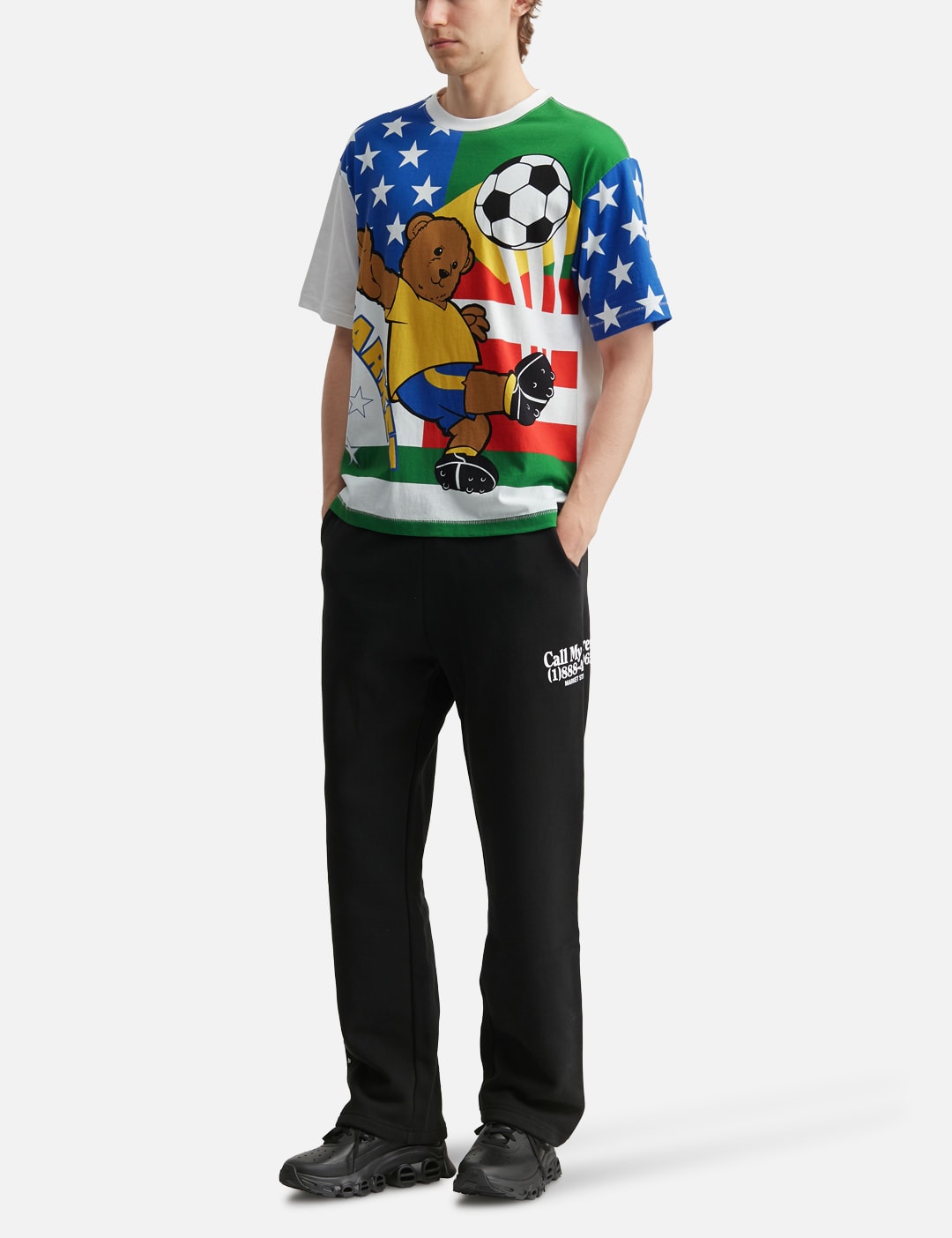 Smiley Shoot Your Shot Bear T-Shirt view 20