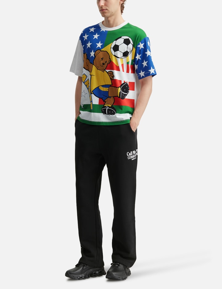 Smiley Shoot Your Shot Bear T-Shirt view 5