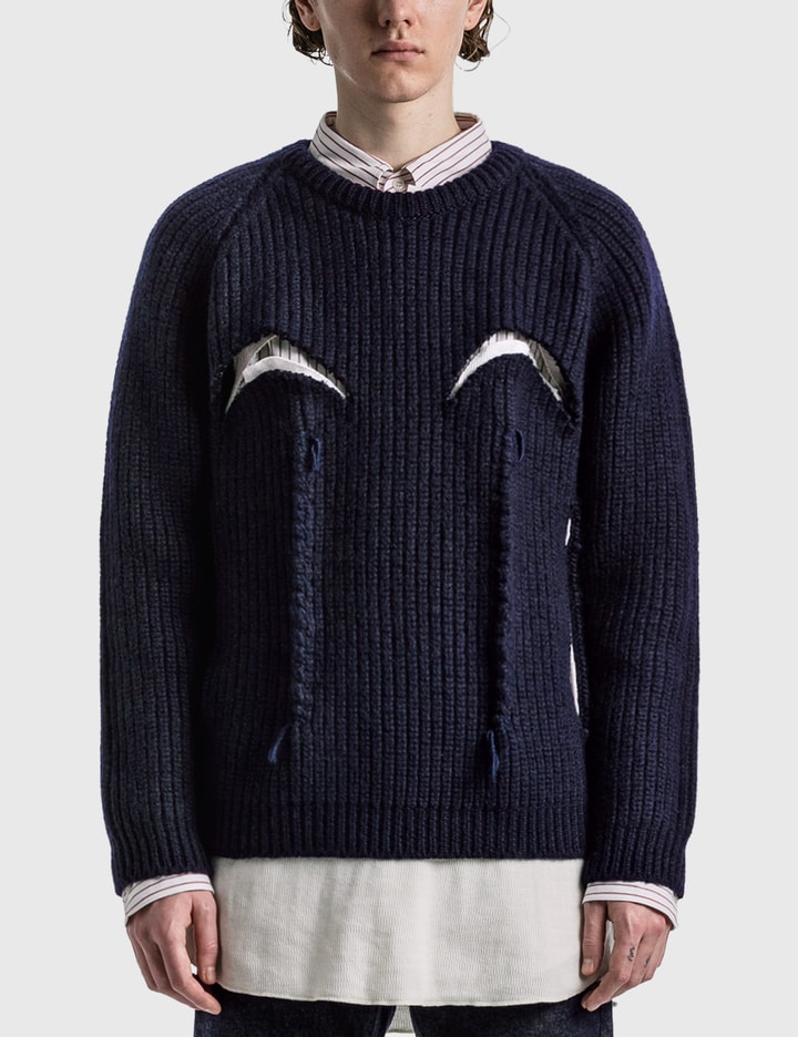 Twill Pinstripe Shirt Sweater Placeholder Image